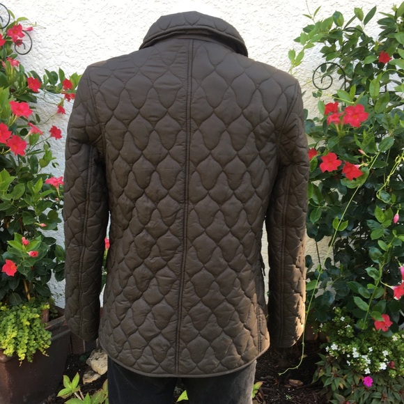 DKNY Active Women’s Brown Quilted Full Zip Coat/Jacket. Size M - Picture 2 of 12